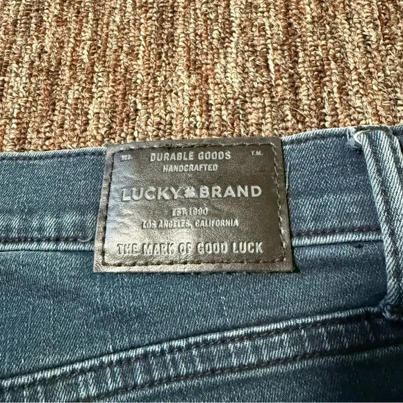 Lucky Brand High Rise Bridgette Skinny Jeans Dark Wash Size 14/32 - Picture 8 of 10